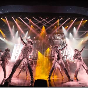 Michael Jackson ONE features over 30 of Michael's hits including "Don't Stop 'Til You Get Enough," "Smooth Criminal," "Bad," and "Black or White" filling the theater through a one-of-a-kind surround sound system matched with a combination of dance and acrobatics on the stage.