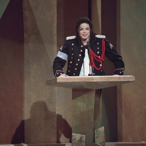 Michael Jackson at the 26th NAACP Image Awards held on January 5, 1994.