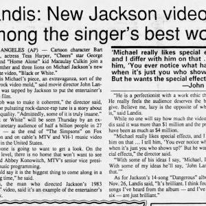 Michael Jackson’s ‘Black or White’ Short Film Premiered This Day In 1991