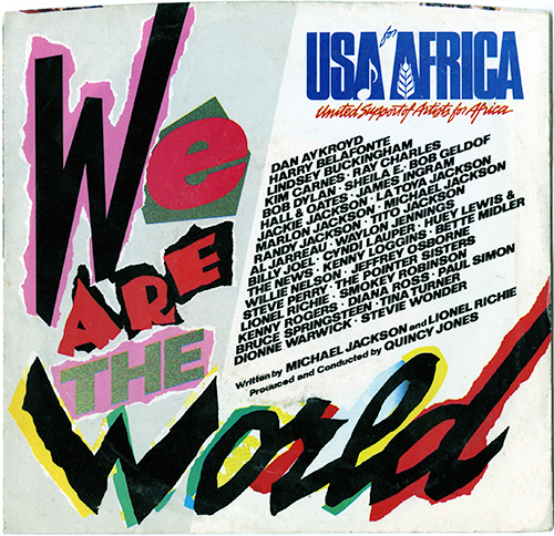 We Are The World U.S. single cover