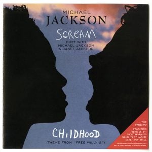 Michael Jackson & Janet Jackson - Scream single cover