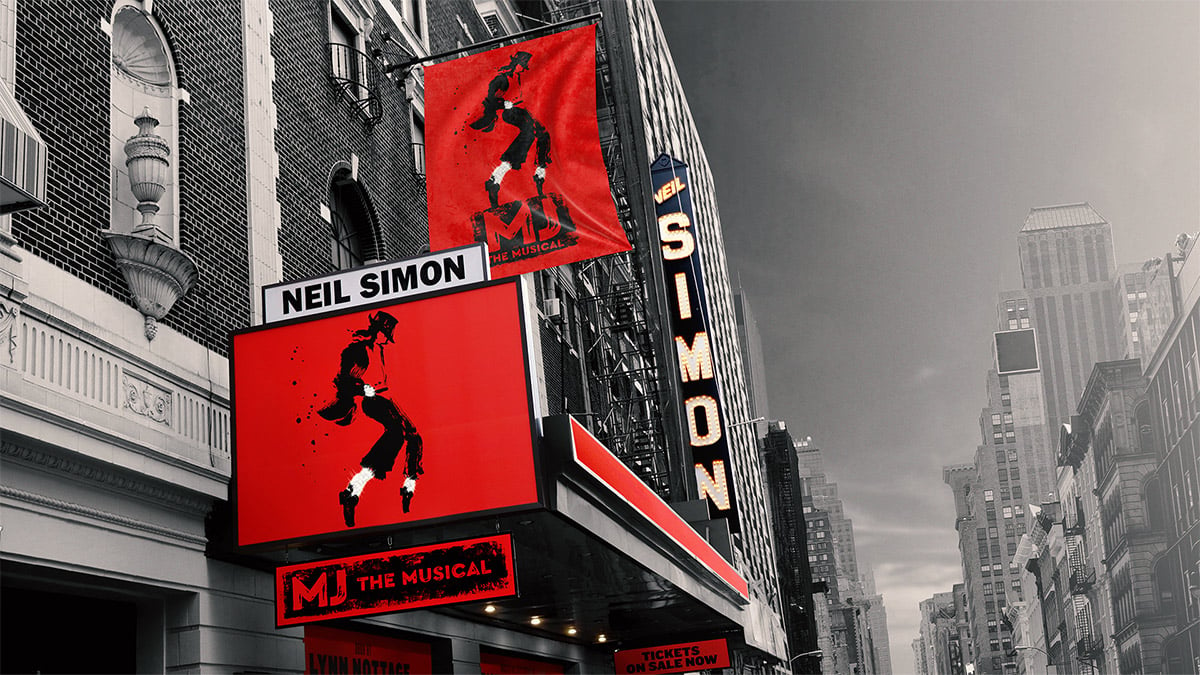 MJ: The Musical marquee