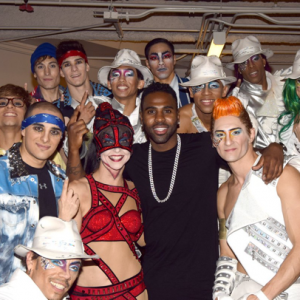 Jason Derulo and the cast of Michael Jackson ONE